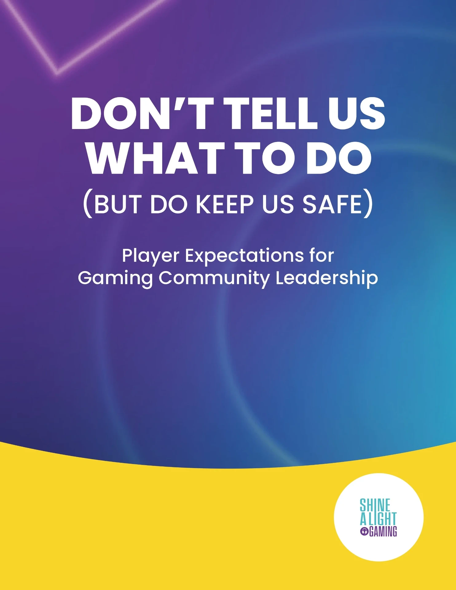 Don't Tell Us What To Do (But Please Keep Us Safe) cover